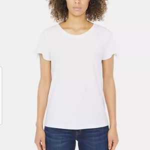 NWT Nautica Ladies' Tie Sleeve Top, Bright White,